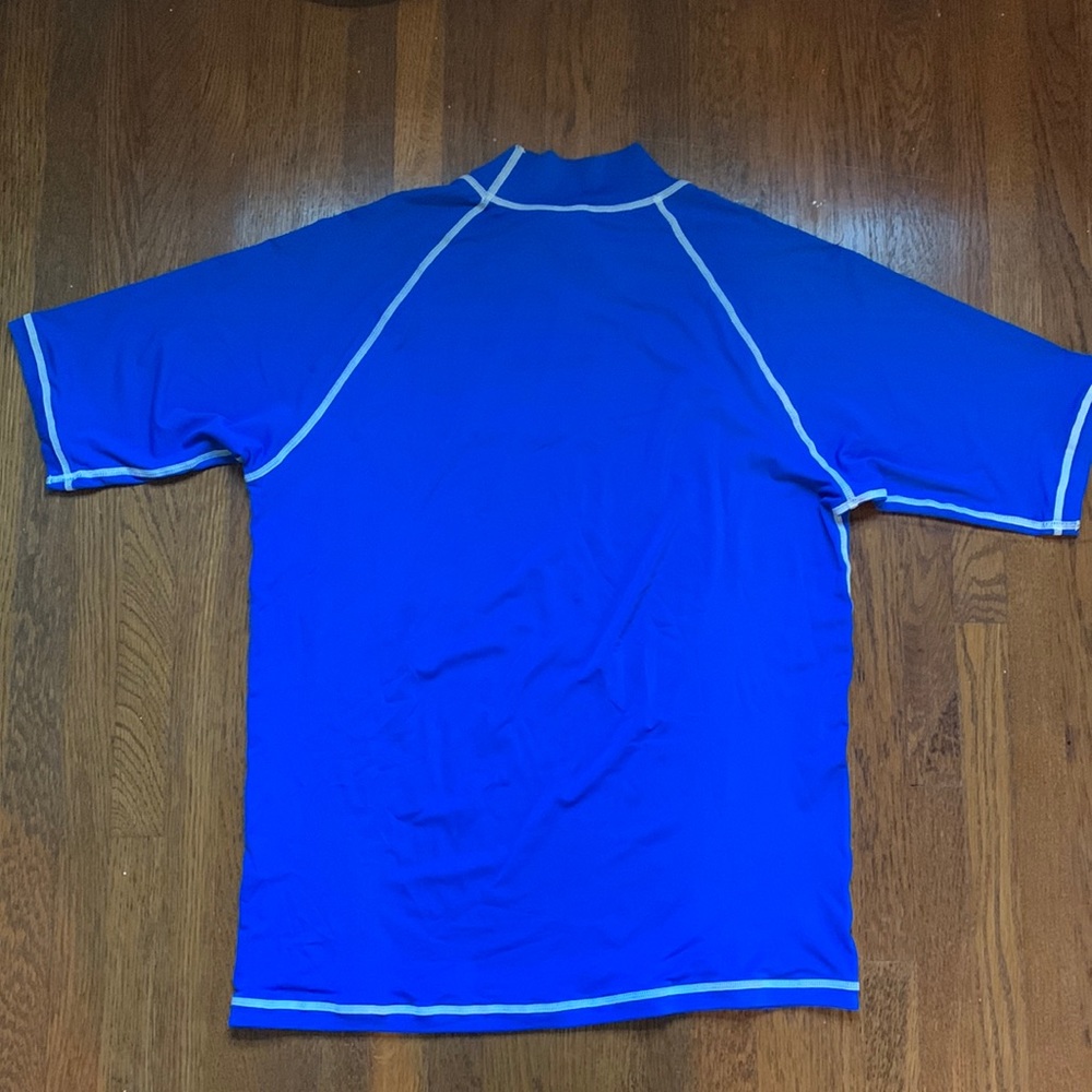 Unisex Blue Rashguard Size Large - Picture 2 of 9